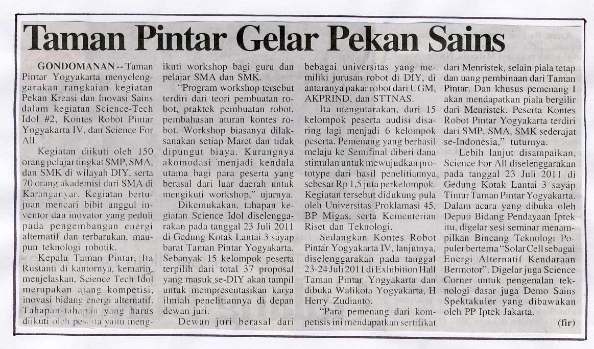 Kliping jogja terbaru